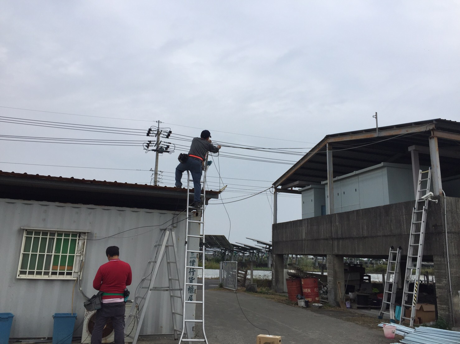 ►屏東監視器 1080P Full HD 監視器安裝推薦廠商◄屏東 林邊鄉 太陽能電廠 監視器安裝工程