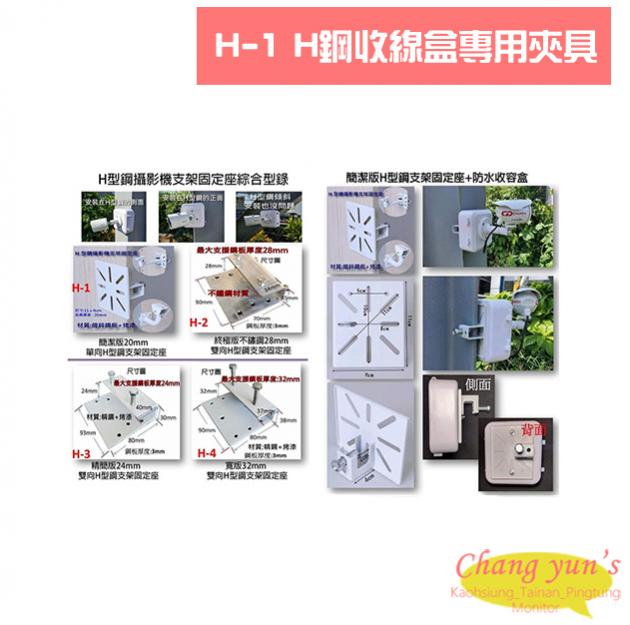 H-1 簡潔版H鋼收線盒專用夾具 1