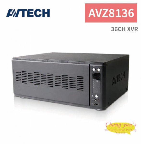 AVTECH 陞泰 AVZ8136 36CH XVR