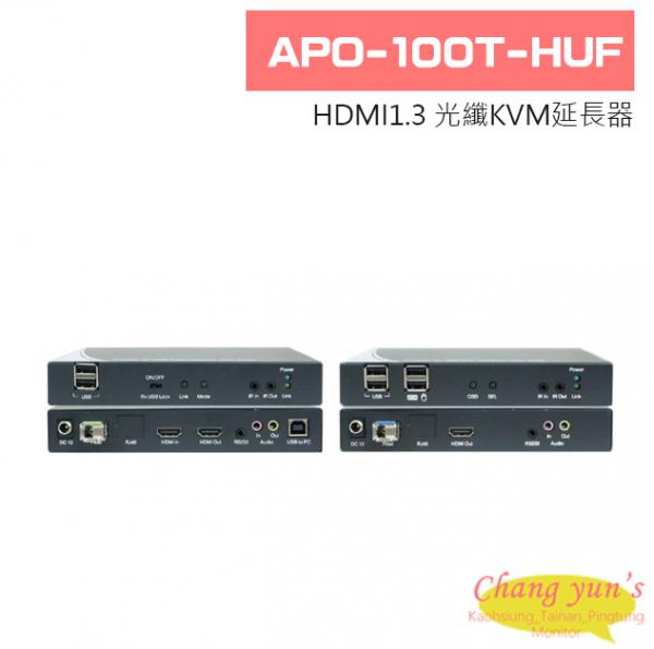 APO-100T-HUF HDMI1.3 光纖KVM延長器