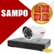 屏東監視器 SAMPO 聲寶 4路1鏡優惠組合 DR-TWEX3-4 VK-TW2C66H 2百萬畫素紅外線攝影機 監視器