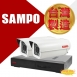 屏東監視器 SAMPO 聲寶 4路2鏡優惠組合 DR-TWEX3-4 VK-TW2C98H 2百萬畫素紅外線攝影機 監視器